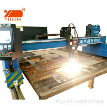 Gantry CNC Flame/Plasma Cutting Machine dengan Sumber Daya